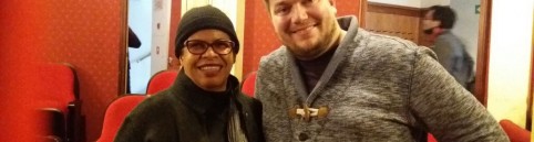 Marie-Thérèse Picard en compagnie du directeur du Festival